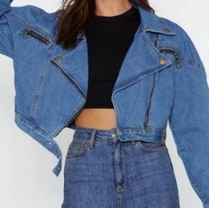 Moto Jean Jacket